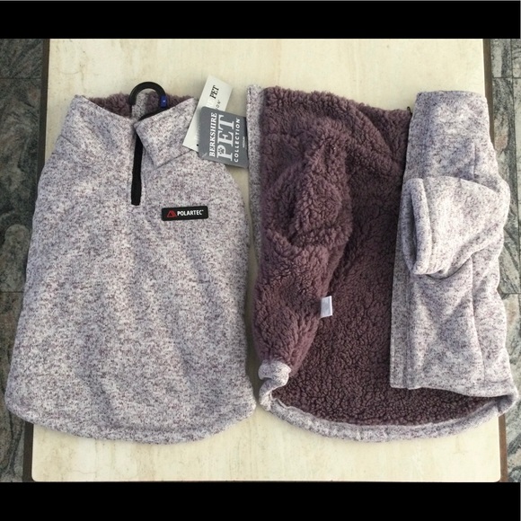 Berkshire Other Dog Jacket Faux Sherpa Polartec Sweater Fleece